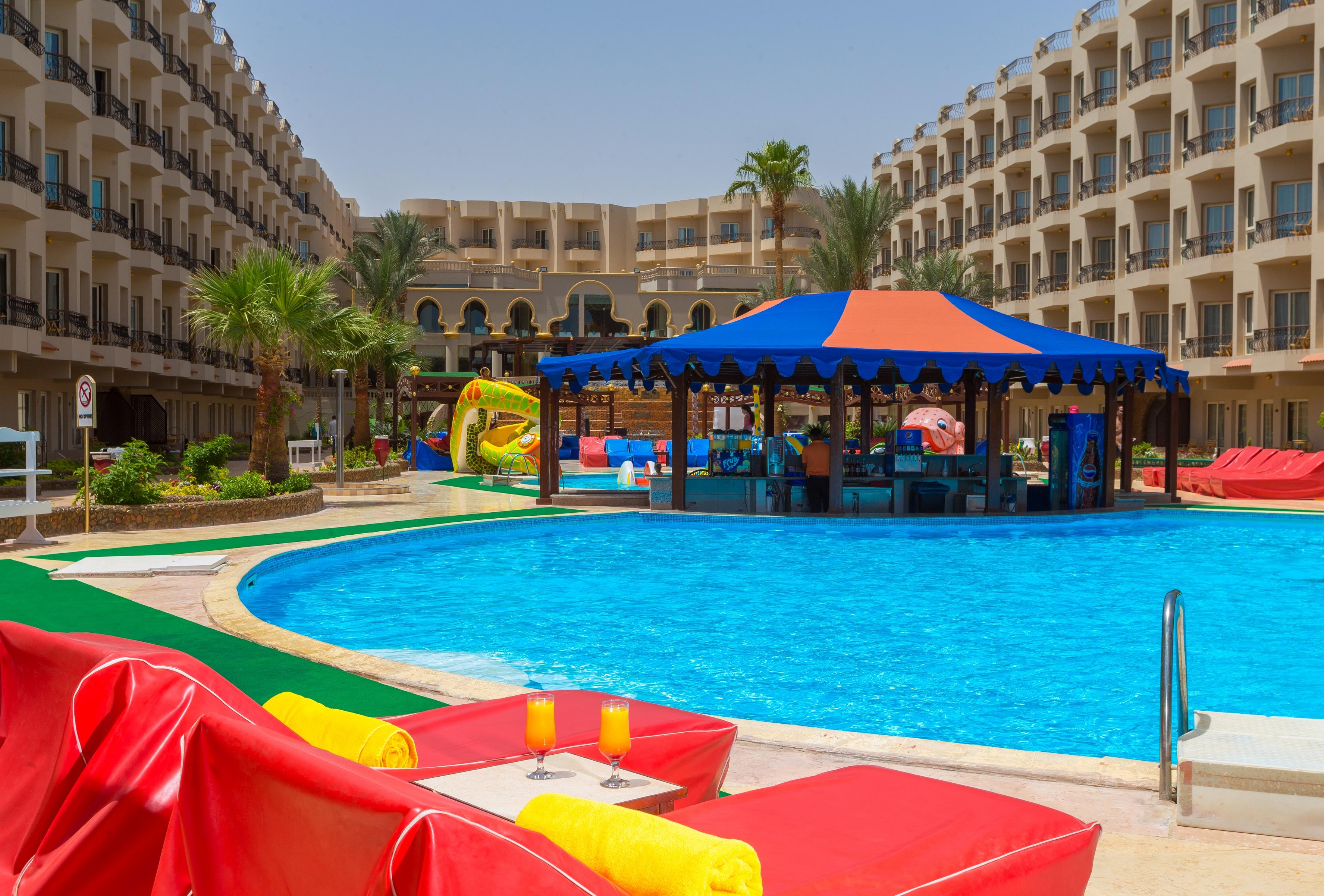 Sunrise Aqua Joy Resort Hurghada Bagian luar foto