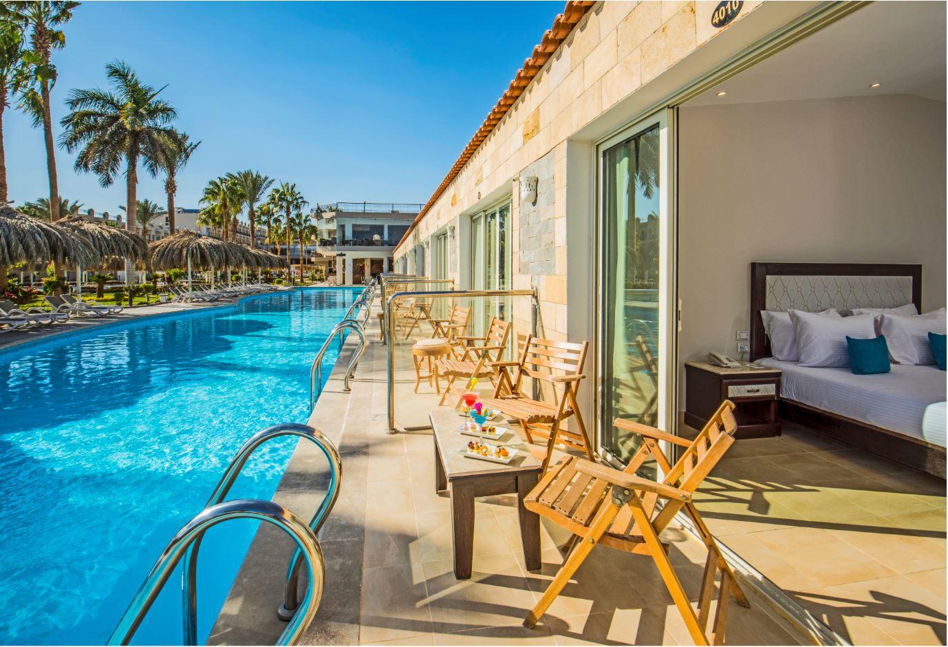 Sunrise Aqua Joy Resort Hurghada Bagian luar foto